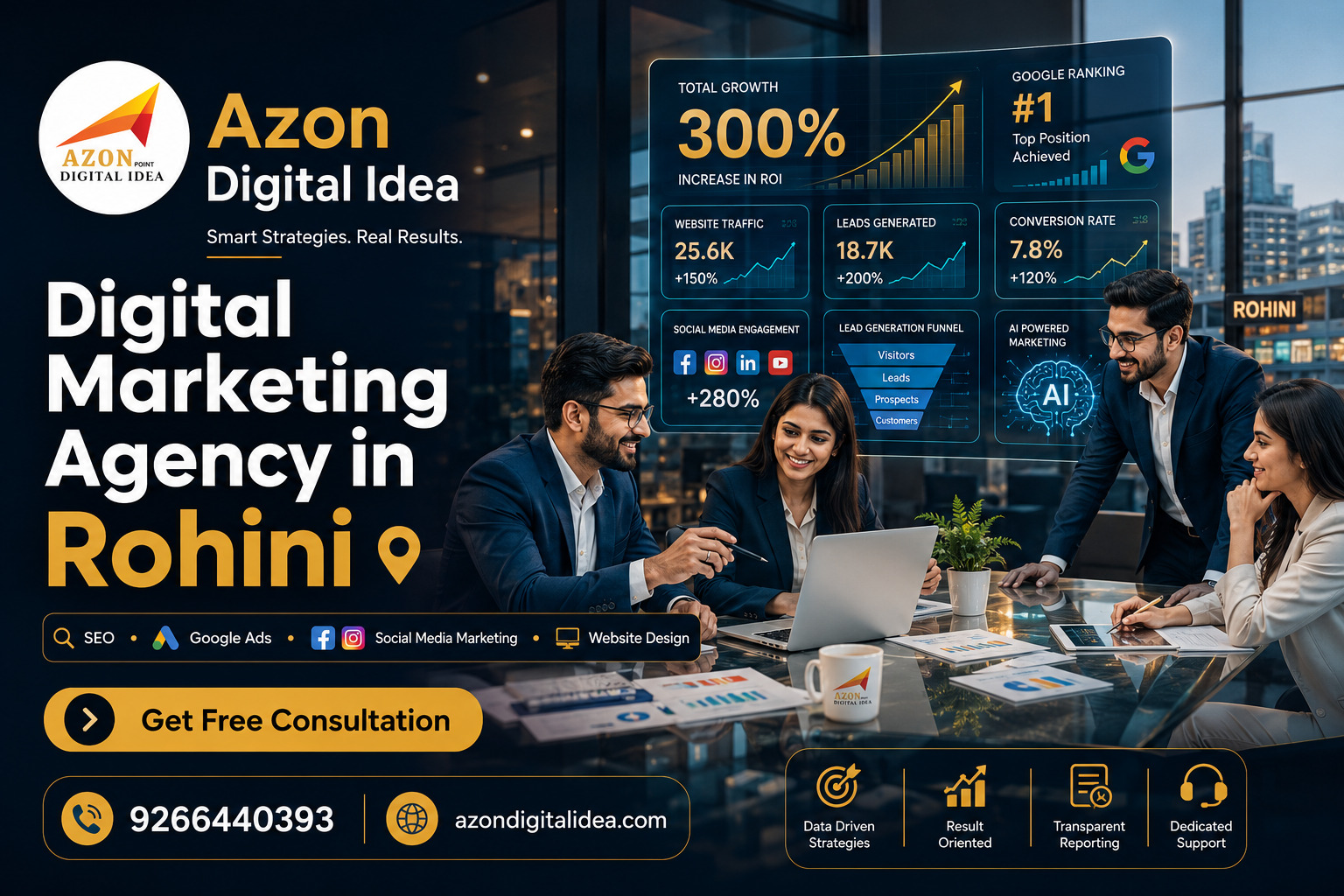 Digital Marketing Agency in Rohini | SEO, Social Media & Google Ads Experts